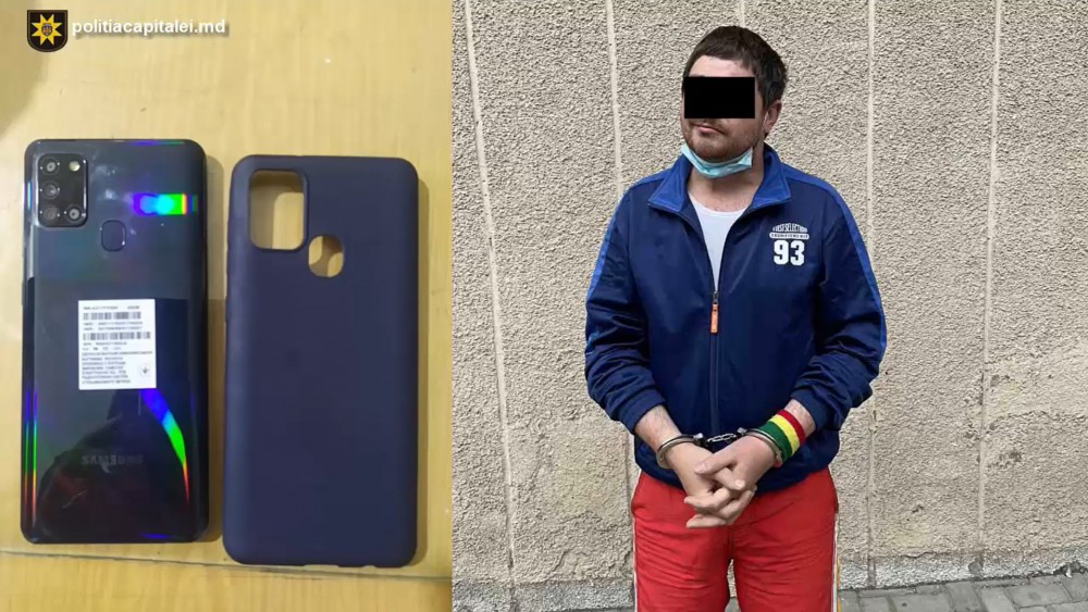 Un bărbat de 34 de ani a fost reținut după ce a sustras un telefon mobil. Riscă închisoare pe un termen de la 5 la 7 ani